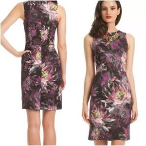 Trina Turk Kurdson Floral Lace Trim Dress Size 2